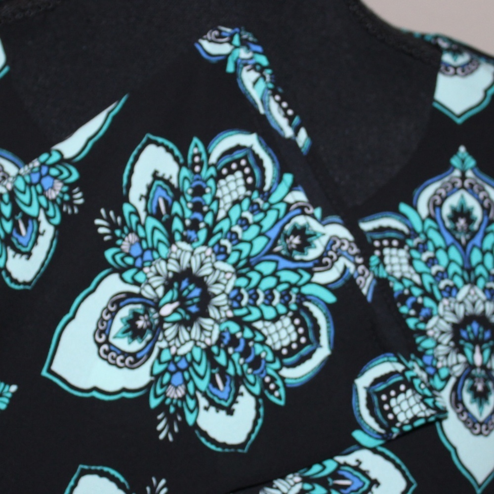Kaari Blue Multi-Color Blouse - Picture 7 of 8